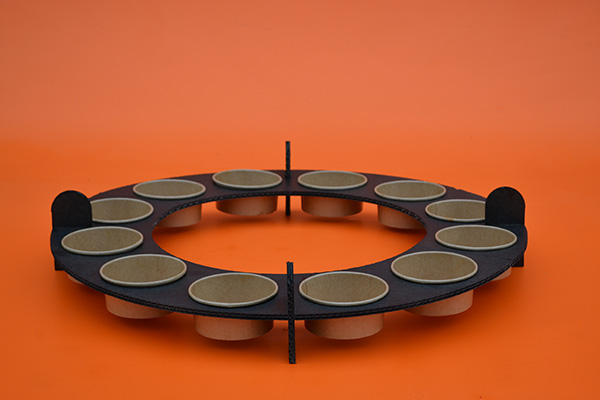 BORRELSCHAAL INCL 18 HAMBURGERS √ grote schaal 60CM √ hapjes √ hamburgertjes √ in belgie bezorgd - Afbeelding 6