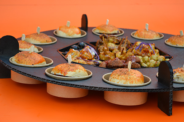 HALAL Cateringschaal "GROOT" inclusief 12 halalburgers - 60cm √ in belgie bezorgd - Afbeelding 4